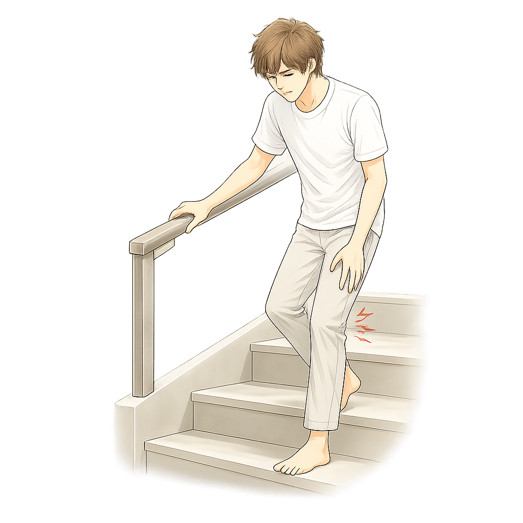 階段を降りると膝が痛い30代の本当の原因